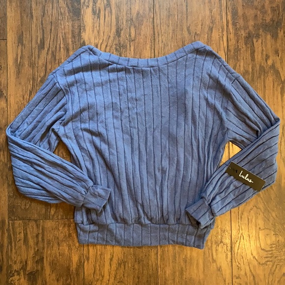 Lulus Sweaters - Lulu’s Open Back Sweater